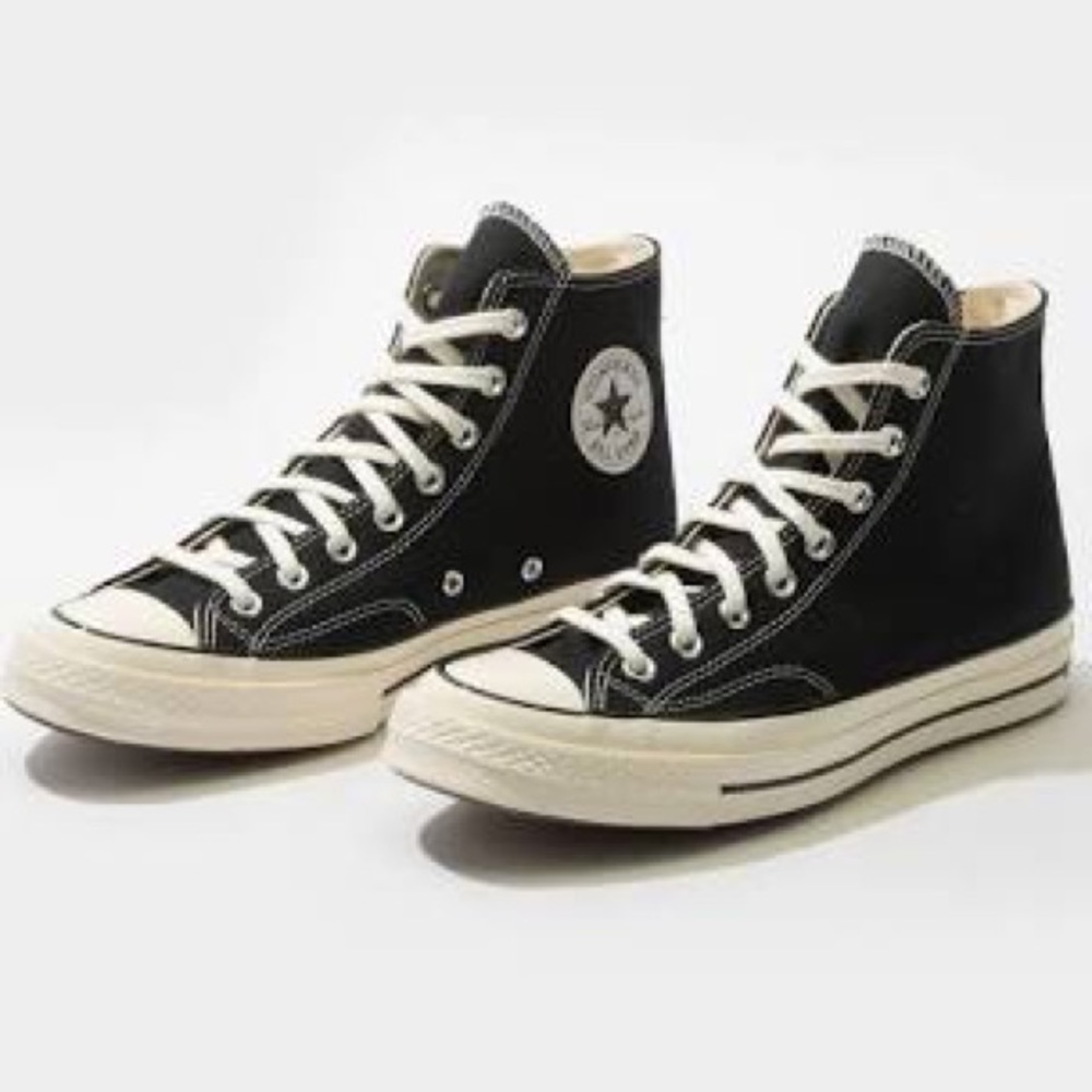 Converse Black and White High-Top Sneakers